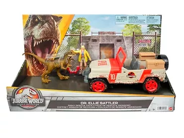 Mattel Zestaw figurek Jurassic World Ellie Sattler