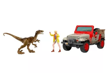 Mattel Zestaw figurek Jurassic World Ellie Sattler
