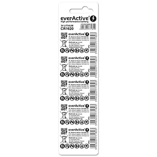 everActive Baterie litowe mini CR1620 blister 5 sztuk