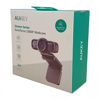 AUKEY PC-LM3 kamera internetowa USB | Full HD 1920x1080 | Autofocus | 1080p | 30fps | Mikrofony stereo