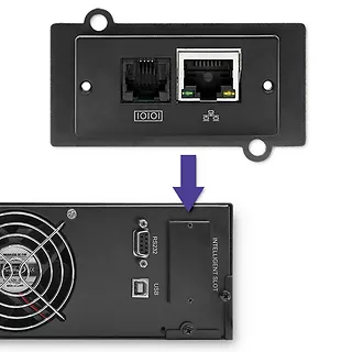 Qoltec Zasilacz awaryjny UPS RACK | 1kVA | 800W | LCD