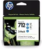 Tusz HP 712 błękitny trzypack 3ED77A
