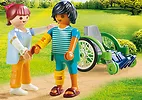 Playmobil Zestaw z figurkami City Life 70193 Pacjent na wózku inwalidzkim
