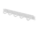 Lanberg Organizer kabli 19 cali 1U z 5 metalowymi uchwytami typ B szary