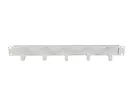 Lanberg Organizer kabli 19 cali 1U z 5 metalowymi uchwytami typ B szary