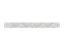 Lanberg Organizer kabli 19 cali 1U z 5 metalowymi uchwytami typ B szary
