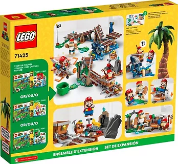 LEGO Klocki Super Mario 71425 Przejażdżka wagonikiem Diddy Konga - zestaw rozszerzający