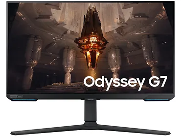 Samsung Monitor 28 cali LS28BG700EPXEN IPS 3840x2160 UHD 16:9 2xHDMI 1xDP LAN(RJ45)  2xUSB 3.0 1ms(GTG) WiFi/BT głośniki płaski HAS+PIV 144Hz SMART Gaming 2Yd