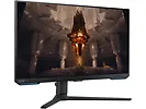 Samsung Monitor 28 cali LS28BG700EPXEN IPS 3840x2160 UHD 16:9 2xHDMI 1xDP LAN(RJ45)  2xUSB 3.0 1ms(GTG) WiFi/BT głośniki płaski HAS+PIV 144Hz SMART Gaming 2Yd