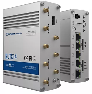 TELTONIKA Router LTE RUTX14 (Cat12), WiFi, BLE, GNSS, Ethernet