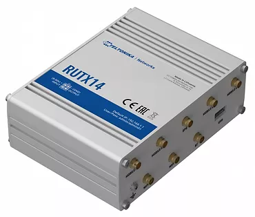 TELTONIKA Router LTE RUTX14 (Cat12), WiFi, BLE, GNSS, Ethernet