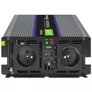 Qoltec Przetwornica napięcia Monolith 4000 MS Wave | 12V na 230V |      2000/4000W | USB