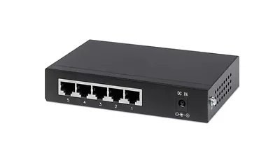 Intellinet Switch Gigabit 5 portów RJ45 POE+, desktop