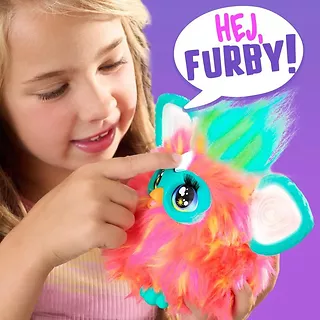 Hasbro Interaktywna maskotka koralowa FURBY 2.0