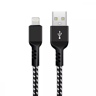 Maclean Kabel lightning fast charge 2.4A MCE481 Czarny