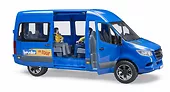 BRUDER Bus MB Sprinter niebieski z 2 figurkami