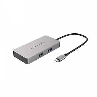 HyperDrive Koncentrator Hyper 5-Port USB-C HUB, 4K HDMI, 2x USB-A, USB-C DP, Gigabit Ethernet