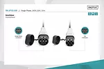 Digitus Kabel do ładowania pojazdów elektrycznych EV, Typ2-Typ2, jednofazowy 230V, 32A, 7.4kW, 10m