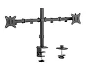Gembird Ramię dla dwóch monitorów biurkowe  (regulowane), 17 cale- 32 cale, do 9kg