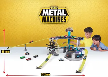 ZURU Metal Machines Tor samochodowy Zestaw Atak Pająka