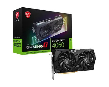 MSI Karta graficzna GeForce RTX 4060 Gaming X 8G 8GB GDDR6 128bit 3DP