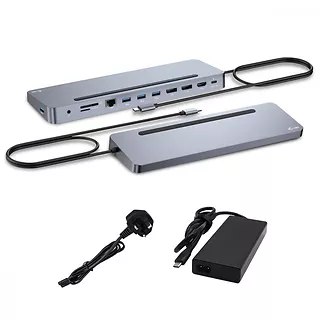 i-tec Stacja dokująca USB-C Metal Ergonomic 4K 3x Display Docking Station PD 100W