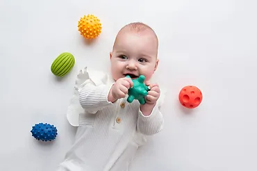 Hencz Toys Piłeczki sensoryczne 5 sztuk Pastelowe