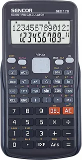 Sencor Kalkulator naukowy SEC 170, 240 funkcji, LCD dwuwierszowy 12i10+2
