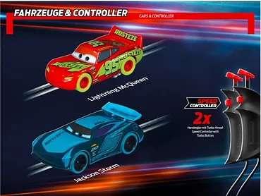 Carrera Tor samochodowy Cars Glow Racers 6,2m
