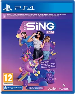 Plaion Gra PlayStation 4 Lets Sing 2024 2 mikrofony