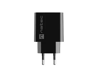 Natec Ładowarka sieciowa Ribera 1x USB-A 18W Czarna