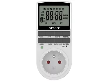 Programator czasowy z wyświetlaczem LCD SAVIO AE-03