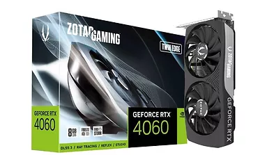 ZOTAC Karta graficzna GeForce RTX 4060 Ti TWIN EDGE 16GB GDDR6 128bit 3DP