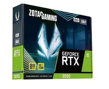 ZOTAC Karta graficzna GeForce RTX 3050 ECO SOLO 8GB GDDR6 128bit 3DP/HDMI