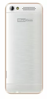 Maxcom Telefon MM 136 Dual SIM Telefon GSM Biało-złoty
