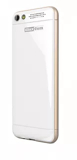 Maxcom Telefon MM 136 Dual SIM Telefon GSM Biało-złoty