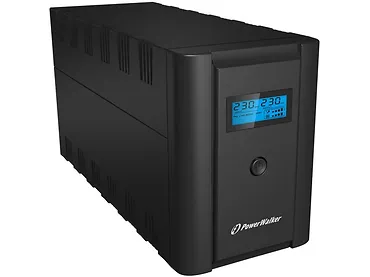 PowerWalker UPS LINE-INTERACTIVE 2200VA 2x SCHUKO + 2x IEC OUT, RJ11/45 IN/OUT, USB, LCD