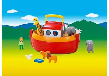 Playmobil Zestaw z figurkami 1.2.3 6765 Moja Arka Noego