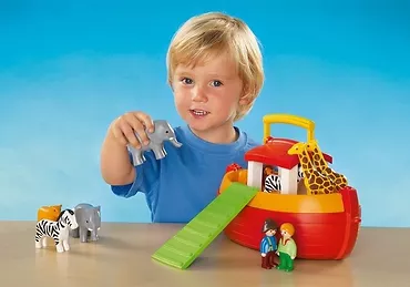 Playmobil Zestaw z figurkami 1.2.3 6765 Moja Arka Noego