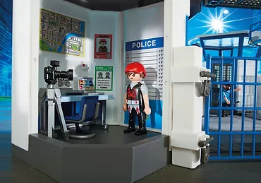 Playmobil Zestaw z figurkami City Action 6919 Komisariat policji z więzieniem