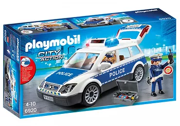 Playmobil Zestaw z figurkami City Action 6920 Radiowóz policyjny