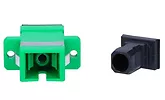 Extralink Adapter światłowodowy SC/APC Simplex Single Mode zielony
