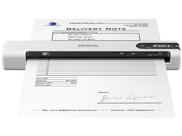 Skaner przenośny Epson DS-80W WiFi/USB/4spp/AKU/300g