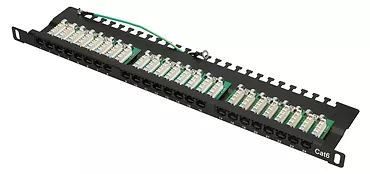 Extralink Patchpanel 24 porty 0.5U CAT6 UTP