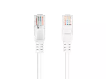 Lanberg Patchcord PCU5-10CC-0200-W kat.5e 2M biały