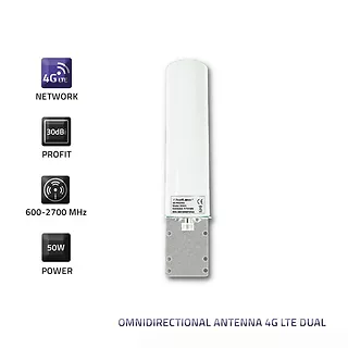 Qoltec Antena 4G LTE dookólna | 30dBi | wewnętrzno-zewnętrzna