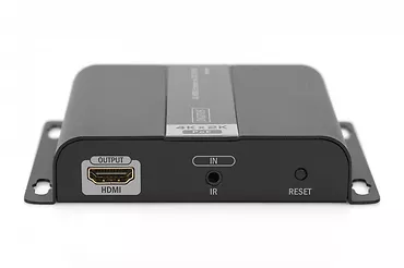 Digitus Przedłużacz (Extender) HDMI IP/Cat.5/6/7 120m 4K 30Hz UHD PoE HDCP 1.4 IR audio (odbiornik)