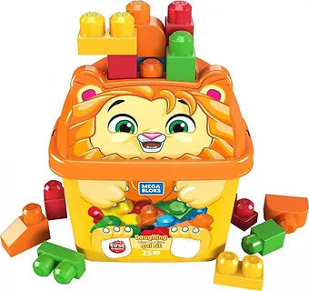 Mega Bloks Pojemnik z klockami Wesoły Lew