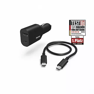 Hama Ładowarka samochodowa do notebooka USB-C PD 5-20V/70W