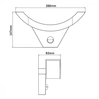 Maclean Lampa LED z czujnikiem ruchu MCE290 GR